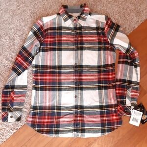 NWT Dickies Plaid Flannel Shirt size Small